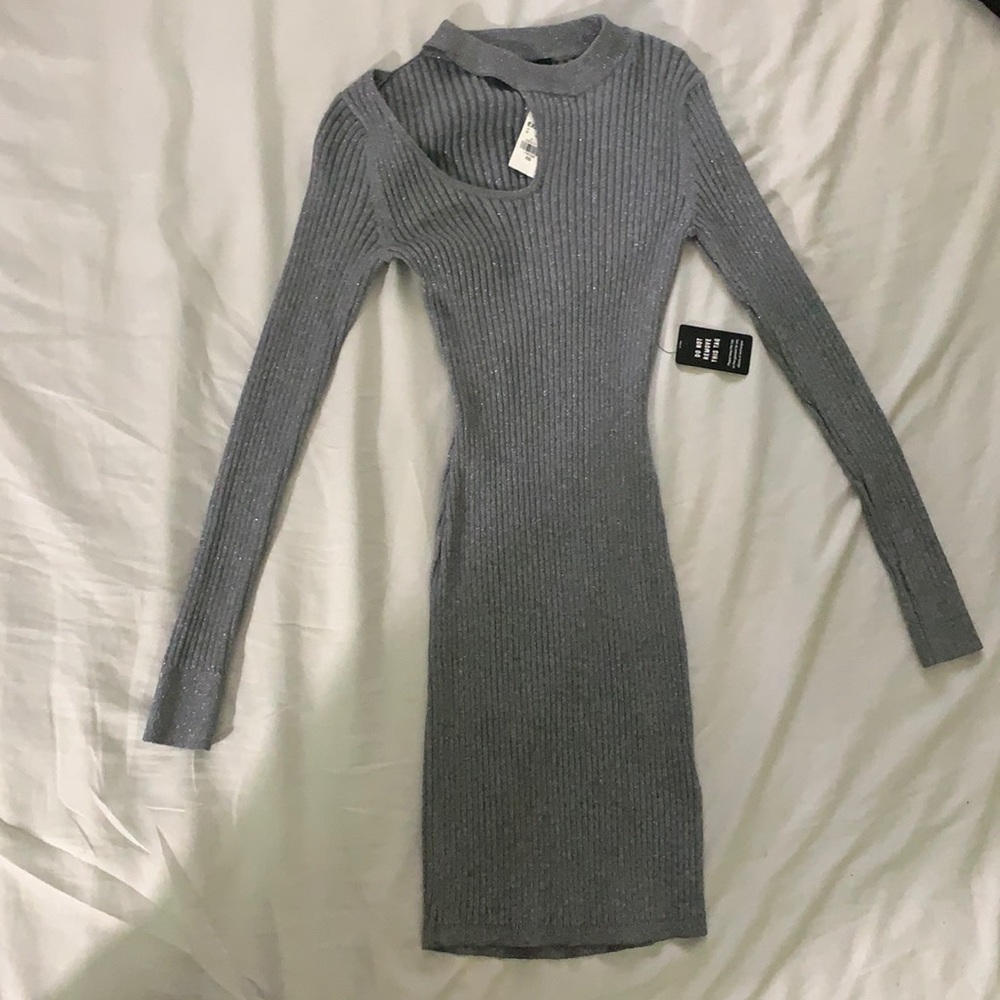 EXPRESS - Sparkly Grey Dress (NEW)